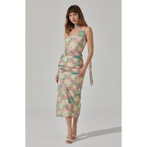 ASTR, NWT, One Shoulder Neck-Tie Dress, size M